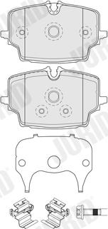 JURID 574271J - Гальмівні колодки, дискові гальма autozip.com.ua