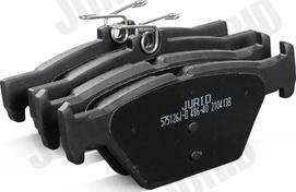 JURID 575126J-D - Гальмівні колодки, дискові гальма autozip.com.ua