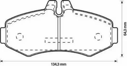 DKarta DK.0004214110 - Гальмівні колодки, дискові гальма autozip.com.ua