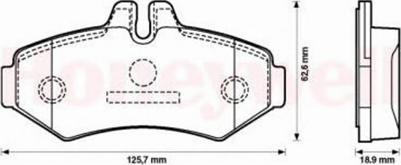 Jurid 571950J-AS - Гальмівні колодки, дискові гальма autozip.com.ua