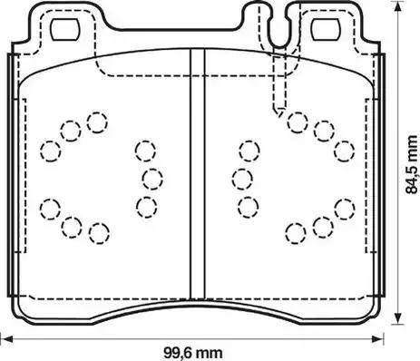 Jurid 571477J-AS - Гальмівні колодки, дискові гальма autozip.com.ua