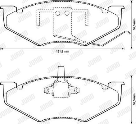 Magneti Marelli T1944MM - Гальмівні колодки, дискові гальма autozip.com.ua