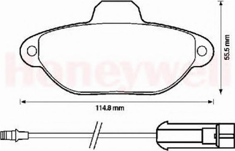 Jurid 571523JAS - Гальмівні колодки, дискові гальма autozip.com.ua