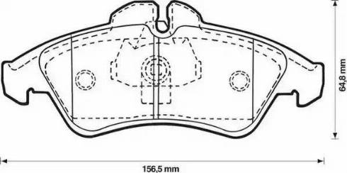 Jurid 571844J-AS - Гальмівні колодки, дискові гальма autozip.com.ua