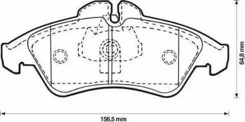 Intelli D145E - Гальмівні колодки, дискові гальма autozip.com.ua