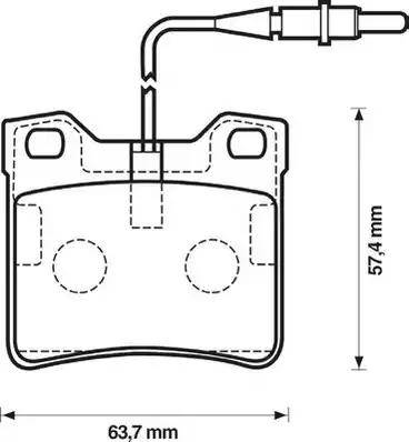 Jurid 571845J-AS - Гальмівні колодки, дискові гальма autozip.com.ua