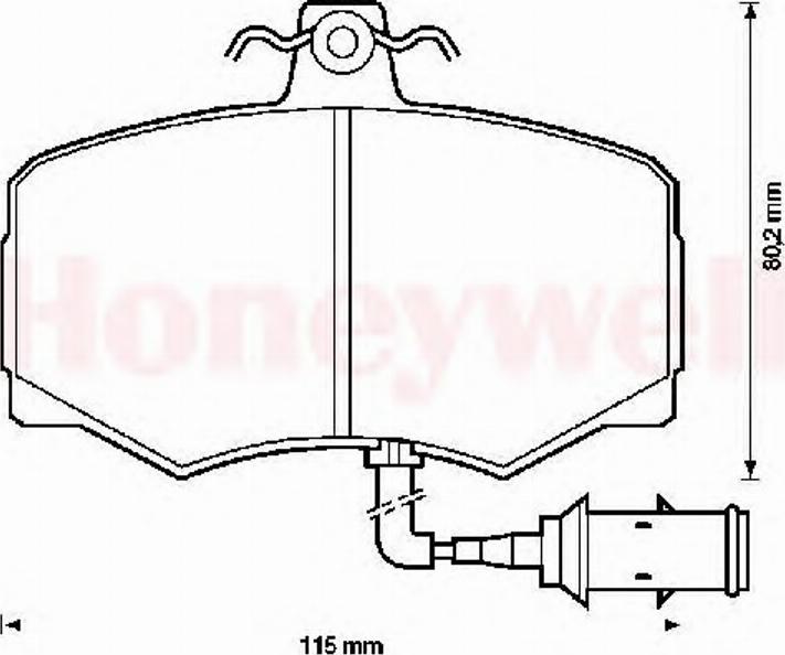 Jurid 571397JAS - Гальмівні колодки, дискові гальма autozip.com.ua