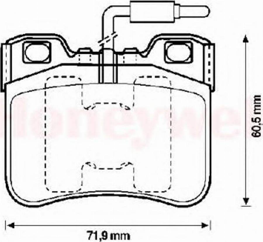 Jurid 571367JAS - Гальмівні колодки, дискові гальма autozip.com.ua