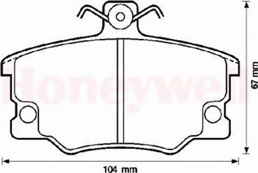 Jurid 571309JAS - Гальмівні колодки, дискові гальма autozip.com.ua