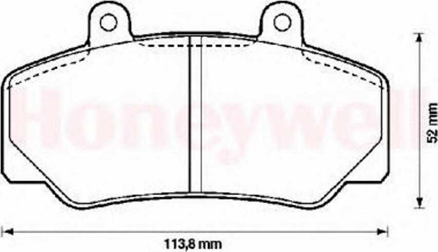 Jurid 571370J-AS - Гальмівні колодки, дискові гальма autozip.com.ua