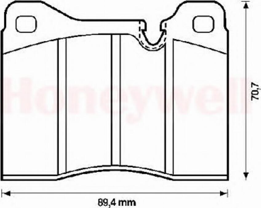 Jurid 571261JAS - Гальмівні колодки, дискові гальма autozip.com.ua