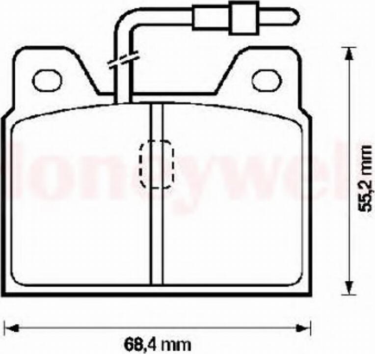 Jurid 571218JAS - Гальмівні колодки, дискові гальма autozip.com.ua