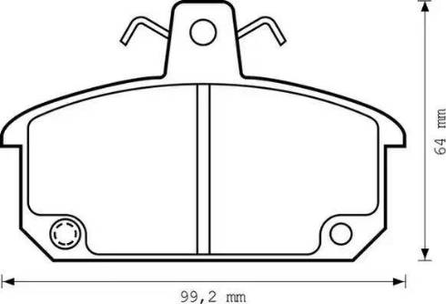 Jurid 571288J-AS - Гальмівні колодки, дискові гальма autozip.com.ua