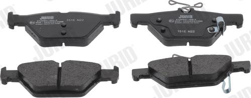 JURID 573980J - Гальмівні колодки, дискові гальма autozip.com.ua