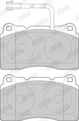 Jurid 573637J - Гальмівні колодки, дискові гальма autozip.com.ua