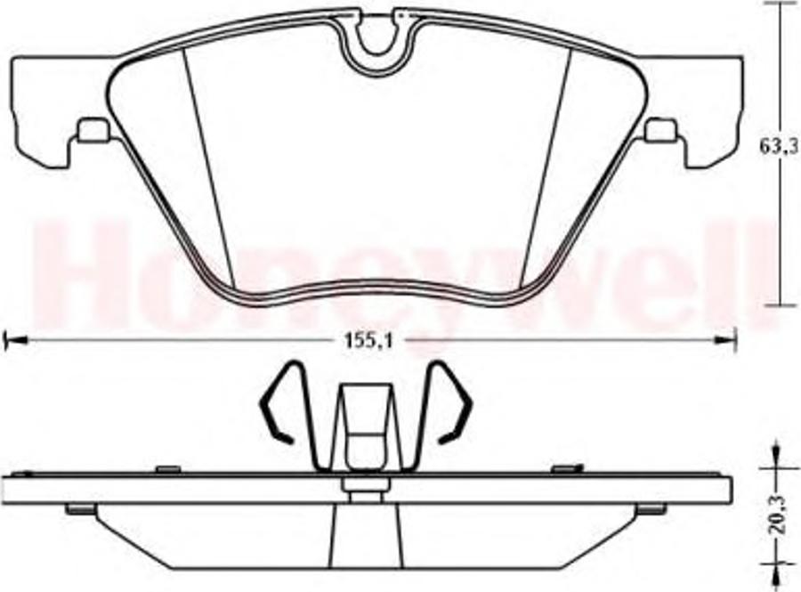 Jurid 573187J-AS - Гальмівні колодки, дискові гальма autozip.com.ua