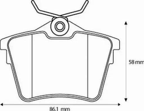 Jurid 573133J-AS - Гальмівні колодки, дискові гальма autozip.com.ua