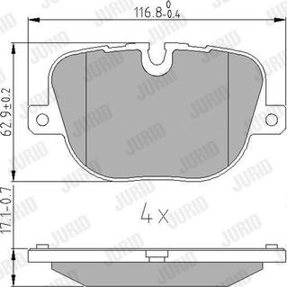 Maxgear 19-3159 - Гальмівні колодки, дискові гальма autozip.com.ua