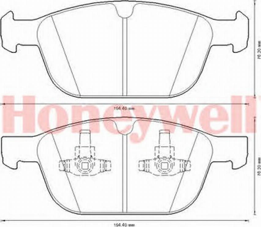 Jurid 573293JAS - Гальмівні колодки, дискові гальма autozip.com.ua