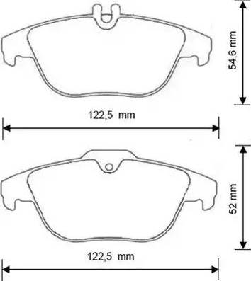 Jurid 573248J-AS - Гальмівні колодки, дискові гальма autozip.com.ua