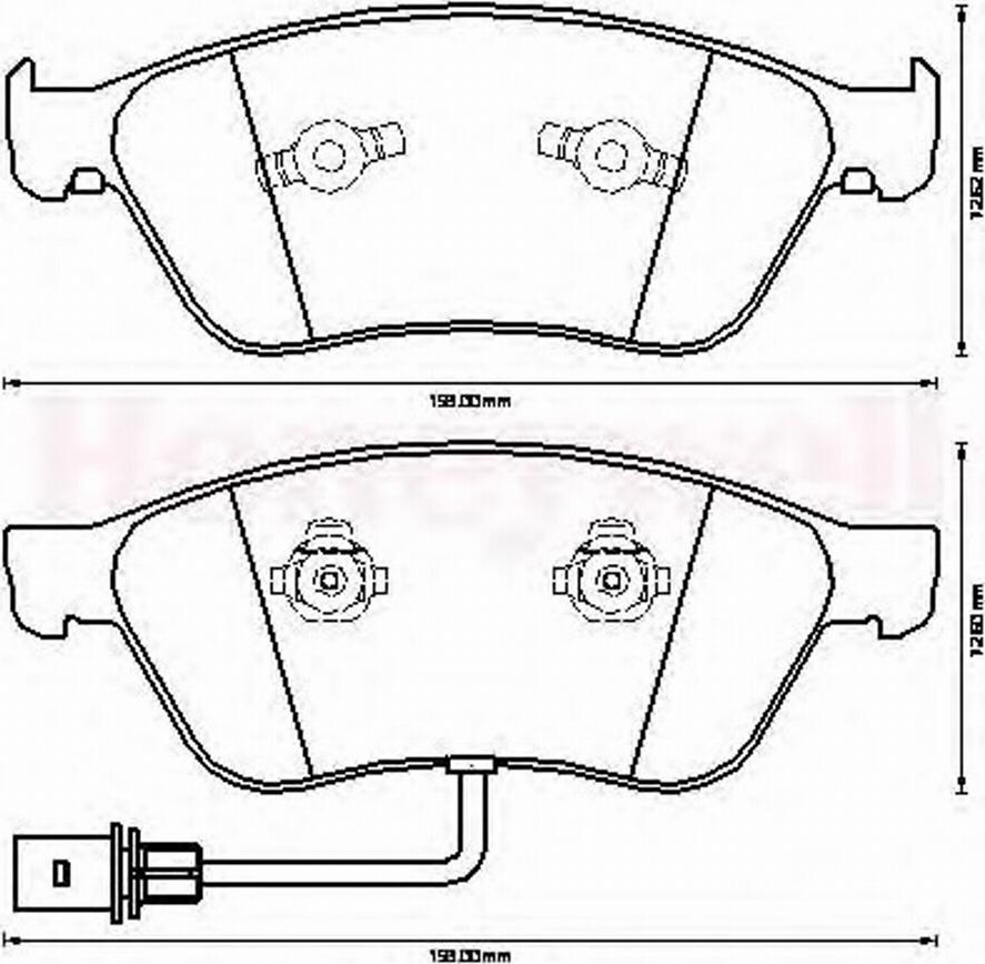 Jurid 573207J-AS - Гальмівні колодки, дискові гальма autozip.com.ua