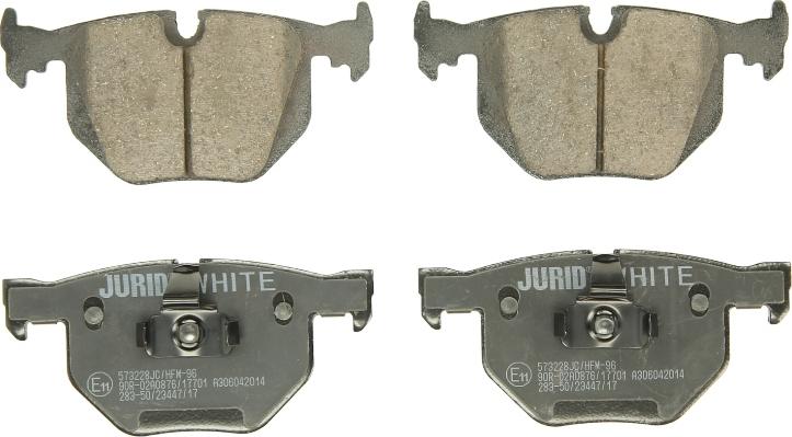 JURID 573228JC - Гальмівні колодки, дискові гальма autozip.com.ua