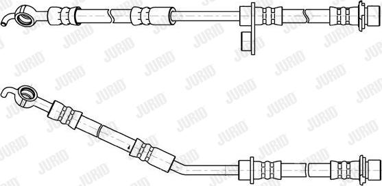 Jurid 173190J - Гальмівний шланг autozip.com.ua