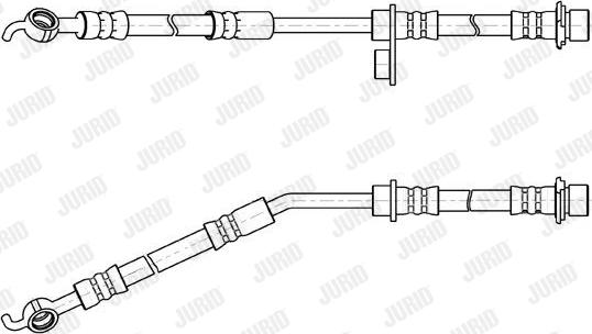 Jurid 173191J - Гальмівний шланг autozip.com.ua