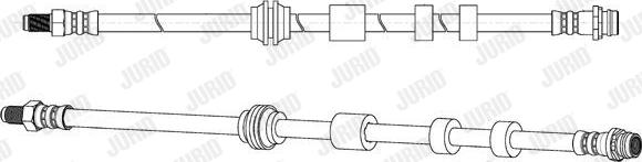 Jurid 173141J - Гальмівний шланг autozip.com.ua