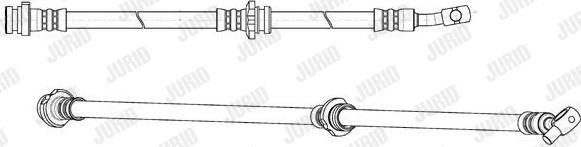 Jurid 173115J - Гальмівний шланг autozip.com.ua