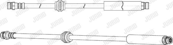 Jurid 173184J - Гальмівний шланг autozip.com.ua