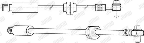 Jurid 173216J - Гальмівний шланг autozip.com.ua
