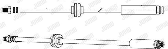 Jurid 173212J - Гальмівний шланг autozip.com.ua