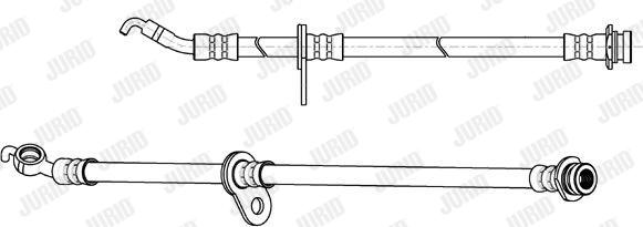 Jurid 173285J - Гальмівний шланг autozip.com.ua