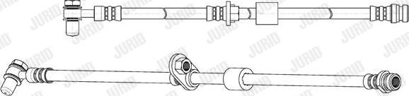 Jurid 173236J - Гальмівний шланг autozip.com.ua