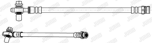 Jurid 172997J - Гальмівний шланг autozip.com.ua