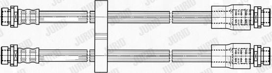 Jurid 172540J - Гальмівний шланг autozip.com.ua