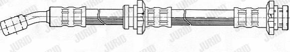 Jurid 172680J - Гальмівний шланг autozip.com.ua