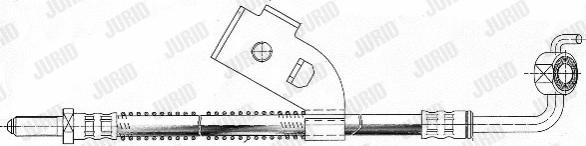 Jurid 172135J - Гальмівний шланг autozip.com.ua