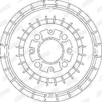 Jurid 329015J - Гальмівний барабан autozip.com.ua