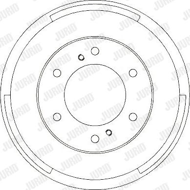 Jurid 329305J - Гальмівний барабан autozip.com.ua