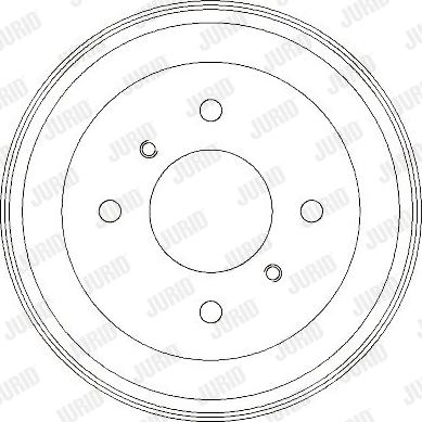 Jurid 329266J - Гальмівний барабан autozip.com.ua