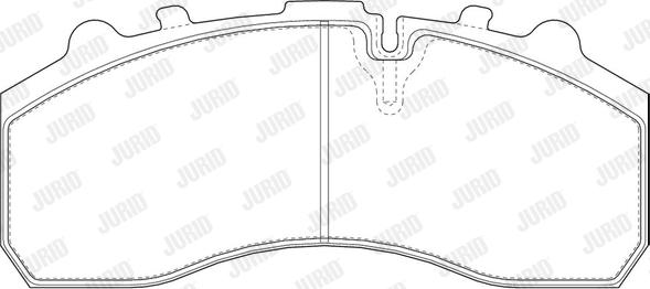 Jurid 2910815390 - Гальмівні колодки, дискові гальма autozip.com.ua