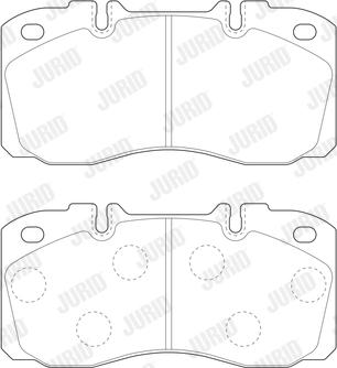 Jurid 2937409560 - Гальмівні колодки, дискові гальма autozip.com.ua