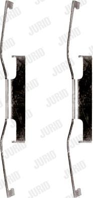 Jurid 792085J - Комплектуючі, колодки дискового гальма autozip.com.ua