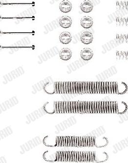 Jurid 771059J - Комплектуючі, барабанний гальмівний механізм autozip.com.ua