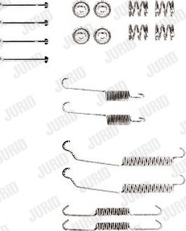 JURID 771061J - Комплектуючі, барабанний гальмівний механізм autozip.com.ua