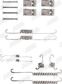 JURID 771152J - Комплектуючі, барабанний гальмівний механізм autozip.com.ua
