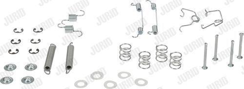 Jurid 771104J - Комплектуючі, барабанний гальмівний механізм autozip.com.ua