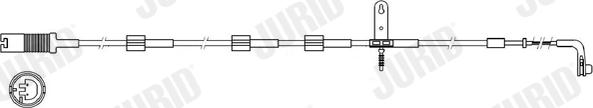 Jurid FWI316 - Сигналізатор, знос гальмівних колодок autozip.com.ua